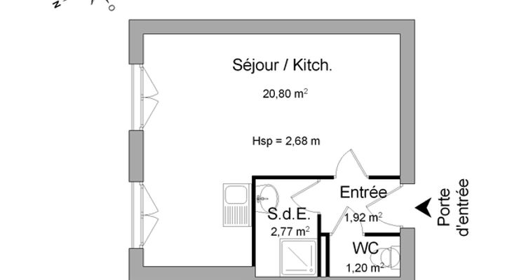 appartement 1 pièce à louer STRASBOURG 67000 26.7 m²