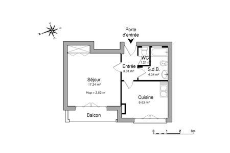 appartement 1 pièce à louer PONTAULT COMBAULT 77340 35.4 m²