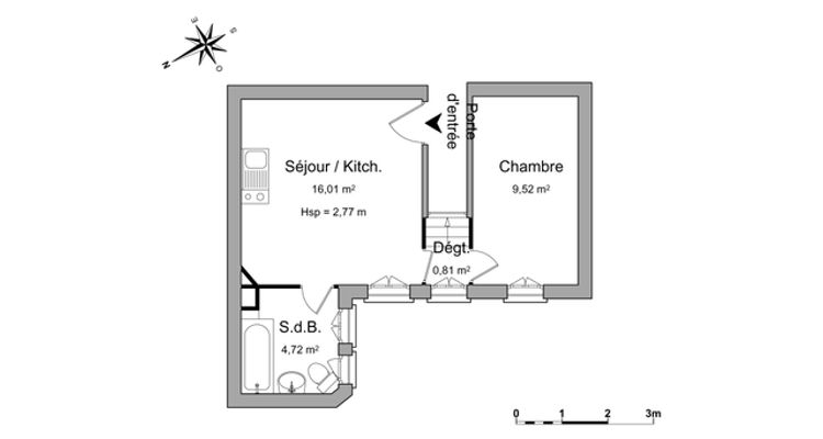 appartement 2 pièces à louer NANCY 54000 31.1 m²
