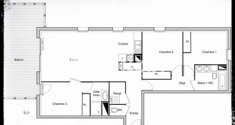 appartement 4 pièces à vendre RAMONVILLE SAINT AGNE 31520 89.13 m²