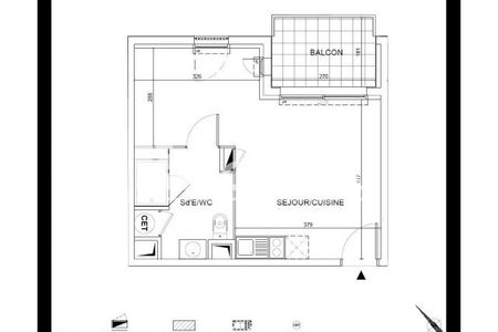 Vue n°2 Appartement 1 pièce à vendre - MONTPELLIER (34000) - 29.8 m²