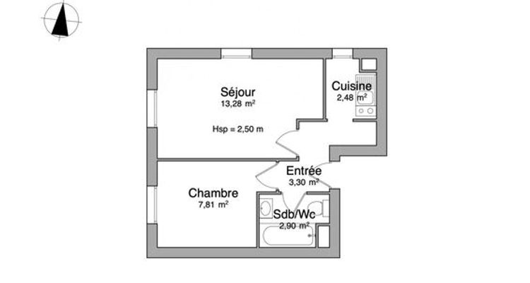 appartement 2 pièces à louer SALLANCHES 74700 29.76 m²