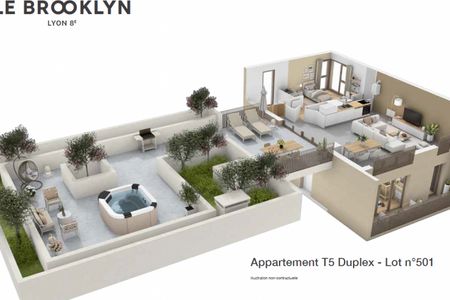 Vue n°3 Programme neuf - 7 appartements neufs à vendre - Lyon 8ᵉ (69008) à partir de 295 000 €