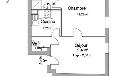 Vue n°2 Appartement 2 pièces à louer - Beziers (34500) 420 €/mois cc