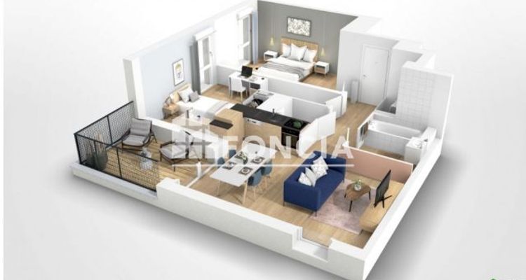 appartement 3 pièces à vendre TOULOUSE 31300 60.5 m²