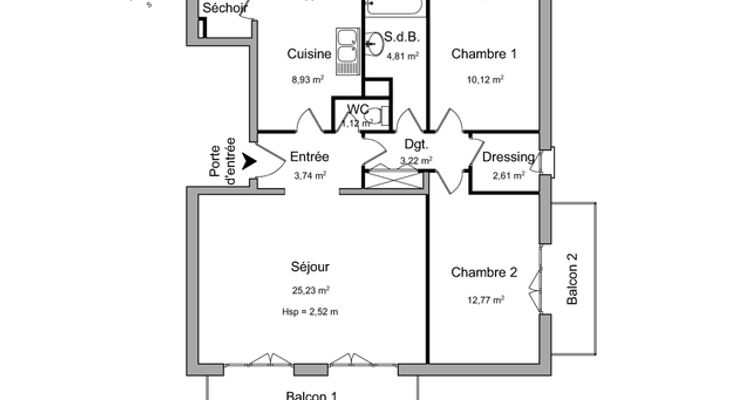 appartement 3 pièces à louer PERPIGNAN 66100 74.5 m²