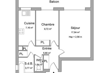 Vue n°2 Appartement 2 pièces T2 F2 à louer - Boulogne-billancourt (92100)
