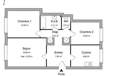 Vue n°3 Appartement 3 pièces à louer - Strasbourg (67100) 750 €/mois cc