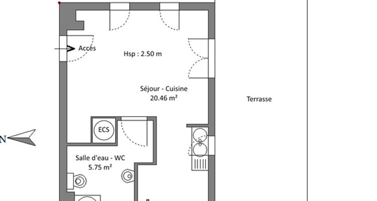 appartement 1 pièce à louer HERLLISHEIM 67850 26.2 m²