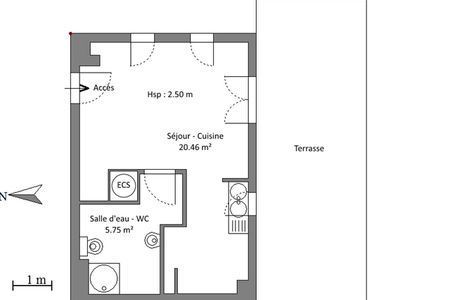 appartement 1 pièce à louer HERLLISHEIM 67850 26.2 m²