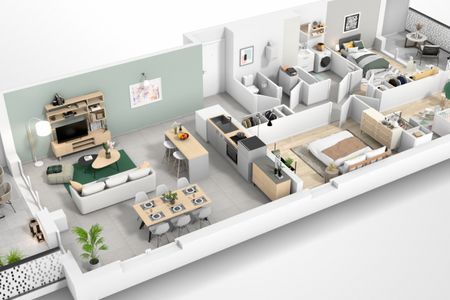 Vue n°3 Programme neuf - 3 appartements neufs à vendre - ÉChirolles (38130) à partir de 242 000 €