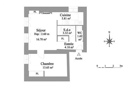 appartement-meuble 2 pièces à louer COUZON AU MONT D'OR 69270 48.1 m²