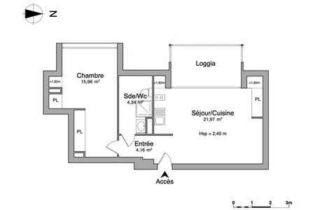 appartement 2 pièces à louer CANNES-LA-BOCCA 06150 46.4 m²