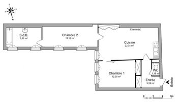 appartement 3 pièces à louer DIJON 21000 62.5 m²