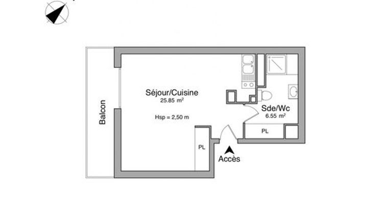appartement 1 pièce à louer MONTPELLIER 34070 32.4 m²