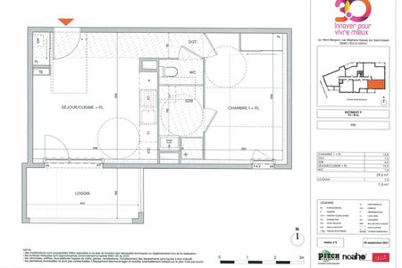 Vue n°2 Appartement 2 pièces T2 F2 à louer - L Isle D Abeau (38080)