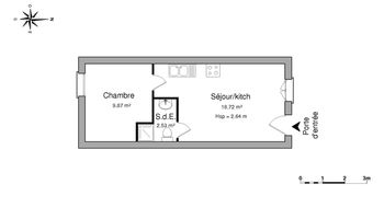 appartement 2 pièces à louer DIJON 21000 31.1 m²