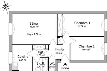 Vue n°2 Appartement 3 pièces T3 F3 à louer - Deuil La Barre (95170)