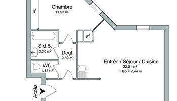 appartement 2 pièces à louer AGEN 47000 52.4 m²