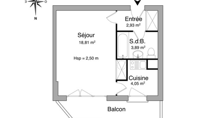 appartement 1 pièce à louer PUTEAUX 92800 29.7 m²