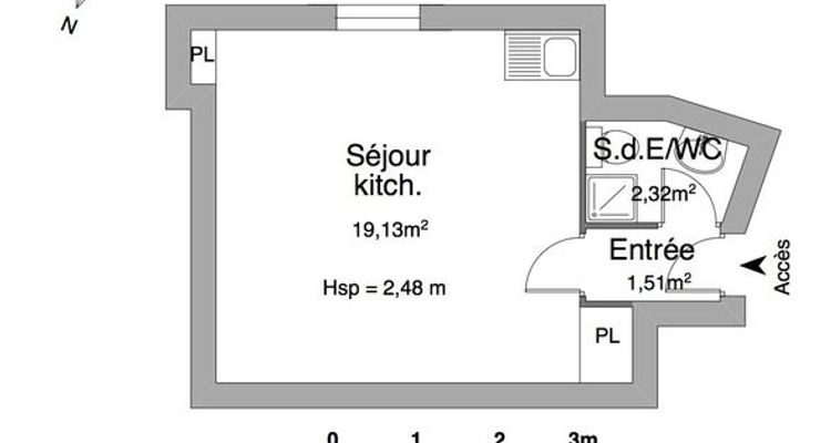 appartement 2 pièces à louer BREST 29200 22.96 m²