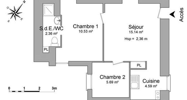 appartement 2 pièces à louer BESANCON 25000 39 m²