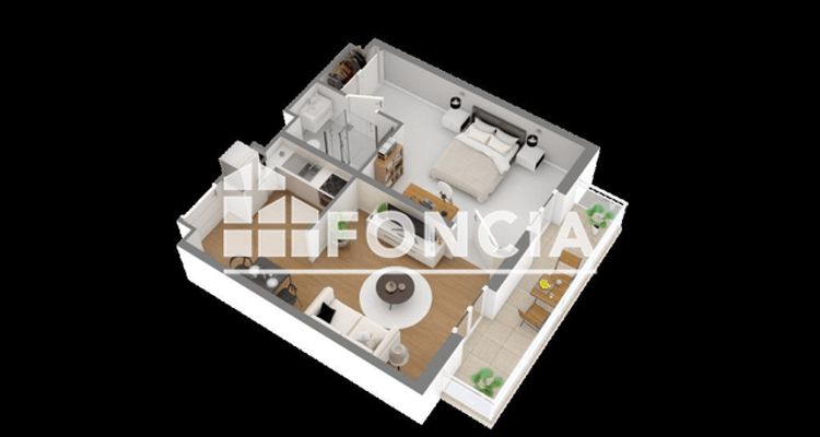 appartement 2 pièces à vendre CAGNES SUR MER 06800 42 m²