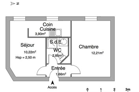 Vue n°2 Appartement 2 pièces T2 F2 à louer - Saint Maur (94100)