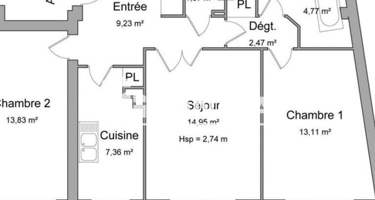appartement 3 pièces à vendre Paris 7ᵉ 75007 67.09 m²