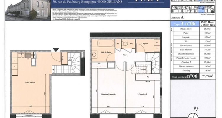 appartement 3 pièces à louer ORLEANS 45000 73.7 m²