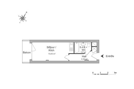 appartement 1 pièce à louer STRASBOURG 67000 21 m²