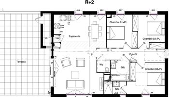appartement 4 pièces à vendre TOULOUSE 31400 96.7 m²