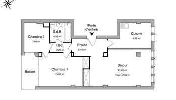 appartement 3 pièces à louer BOULOGNE BILLANCOURT 92100