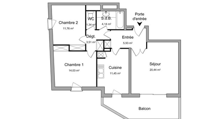 appartement 3 pièces à louer MARSEILLE 8ᵉ 13008 72.6 m²