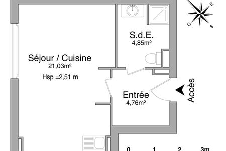 appartement 1 pièce à louer LES CLAYES-SOUS-BOIS 78340 30.6 m²