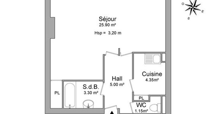 appartement 1 pièce à louer MARSEILLE 4ᵉ 13004 39.7 m²