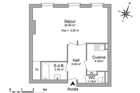 appartement 1 pièce à louer MARSEILLE 4ᵉ 13004 39.7 m²