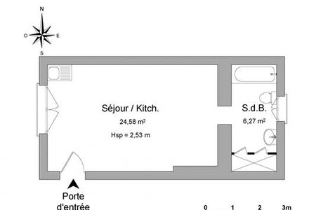 appartement-meuble 1 pièce à louer MONTPELLIER 34090 30.85 m²