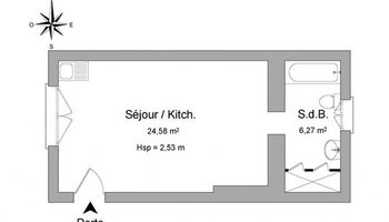 appartement-meuble 1 pièce à louer MONTPELLIER 34090 30.85 m²