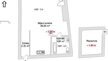 appartement 1 pièce à louer LYON 2ᵉ 69002 32.6 m²