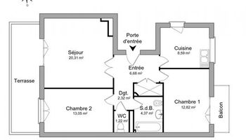 appartement 3 pièces à louer LE VESINET 78110 69.36 m²