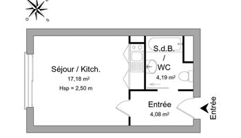 appartement 1 pièce à louer NANCY 54000 25.5 m²