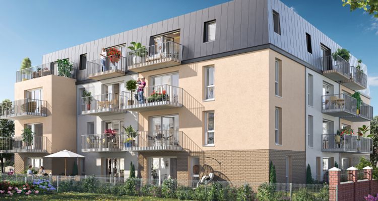 Vue n°1 Programme neuf - 10 appartements neufs à vendre - Déville-lès-rouen (76250) à partir de 215 000 €