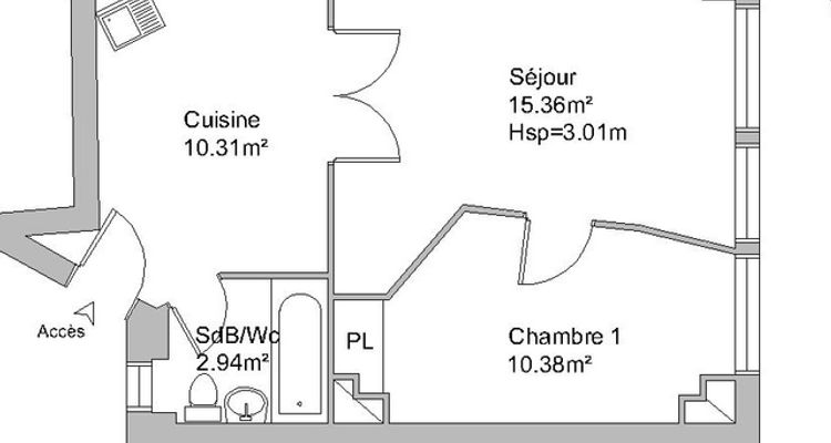 appartement 2 pièces à louer PARIS 19ᵉ 75019 39 m²
