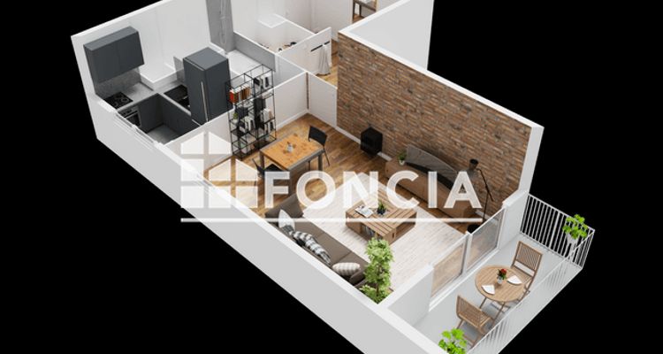 appartement 1 pièce à vendre LYON 5ᵉ 69005 39.63 m²