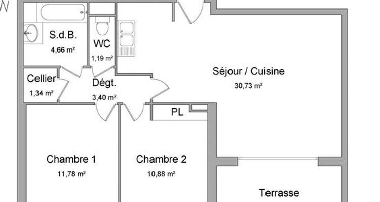appartement 3 pièces à louer MARSEILLE 10ème 13010 63.98 m²