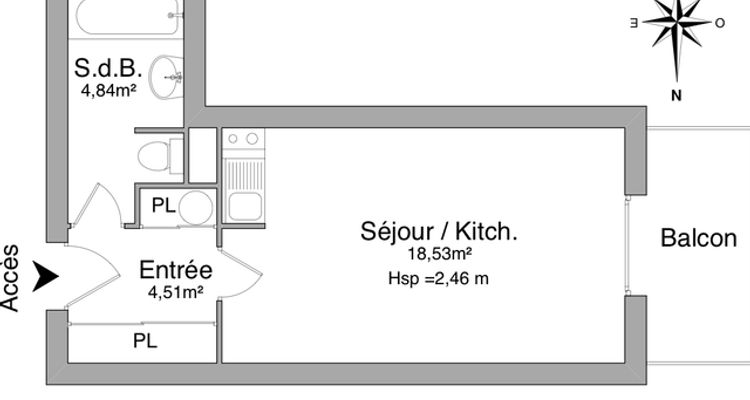 Appartement a louer fontenay-aux-roses - 1 pièce(s) - 27.9 m2 - Surfyn