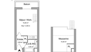 appartement 2 pièces à louer TOULOUSE 4ᵉ 31400 36.7 m²