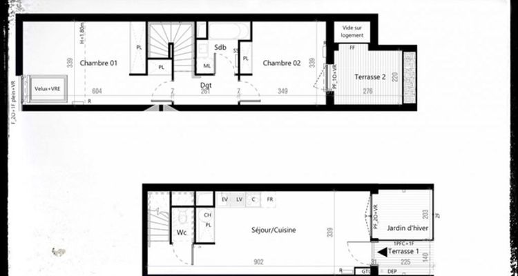 appartement 3 pièces à vendre TOULOUSE 31000 55.17 m²