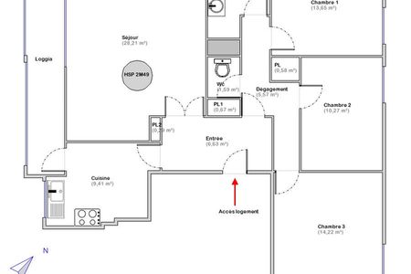 appartement 4 pièces à louer TRIEL SUR SEINE 78510 105.9 m²